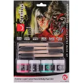 Smiffys Zombie liquid latex set multi (Meerkleurig)
