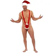 Smiffy Mankini kerstman