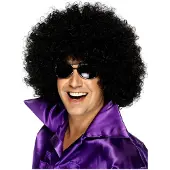 Smiffy Pruik Afro new look zwart