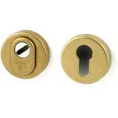 Hardbrass Nika SKG3 veiligheidsrozetten met kerntrekbeveiliging - messing getrommeld