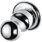 Haceka Allure enkele haak 2 stuks chroom