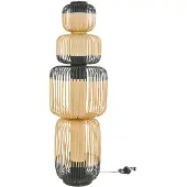 Forestier Bamboo Totem Vloerlamp Black | 4 lights
