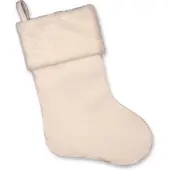 Unique living | white christmas sock white
