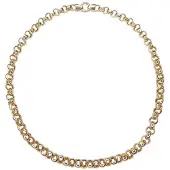 Christian 14 karaat geel gouden jasseron collier