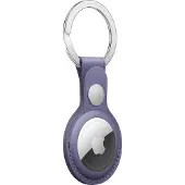 Apple AirTag Leren Sleutelhanger Wisteria Paars