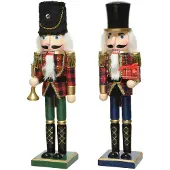 Décoris Notenkraker vuren l7b6h25cm mult a2