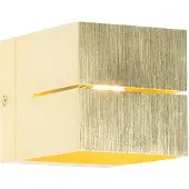 QAZQA Moderne wandlamp goud 9,7 cm - Transfer Groove