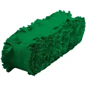 Folat Feest/verjaardag versiering slingers groen 24 meter crepe papier - Feestslingers