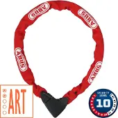 ABUS Fietsslot Kettingslot - 8900 - Security level 10 - ART 2 rood - 110 cm - Geschikt voor bakfietsen - elektrische fietsen - stadsfietsen