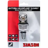 Simson Compacte LED koplamp - 7 LUX - Voorvorkmontage - Inclusief AAA batterijen