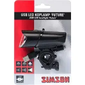 Simson Future Koplamp - 30 LUX LED oplaadbaar - USB - voor fiets