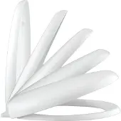Schutte WC-Bril 10220 DUROPLAST - Antibacterieel - Soft Close - Gelakt - Wit