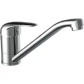 Schutte MAGNA ééngreepsmengkraan keuken, chroom