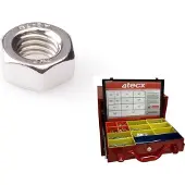 4Tecx Assortiment Koffer Moeren + Ringen M6-10 RVS 12-delig