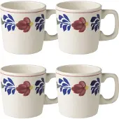 Boerenbont beker (set van 4)