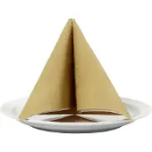 Packlinq Servetten, afm 40x40 cm, 60 gr, goud, 20 stuk/ 1 doos