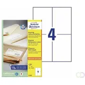 Avery Zweckform Etiket Avery LR3483 105x148mm recycled wit 400 stuks