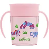 Dr. Browns Drinkbeker Cheers 360º 200ml Roze