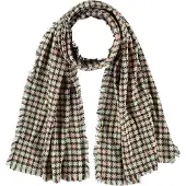 Sarlini sjaal met pied-de-poule print multi Dames