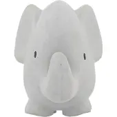 Tikiri Mijn Eerste Safaridiertje - Olifant - In Natuurlijk Rubber - Met Belletje - 0 Jaar
