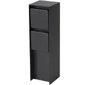 Lybardo Buitenstopcontact op zuil | IP44 waterdicht | 2 stopcontacten | Mat zwart