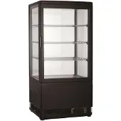 CombiSteel Koelvitrine Combisteel, 68L, Zwart, 43(B)x39(D)x88,5(H)cm, 230V/180W