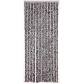 Lesli Living Kattenstaart gordijn antraciet-wit 100x230cm