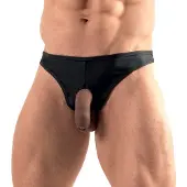 Svenjoyment Underwear Mannelijke Rio String met Dubbele Openingen