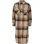 Pieces PCFINOLA - Long Overshirt Dames Jas - Maat XS (34)