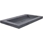 Bally B-stone Meubelwastafel Hardsteen 60x46x5cm Met 1 Kraangat