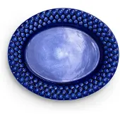 Mateus Bubbles ovaal bord, 20 cm Blauw
