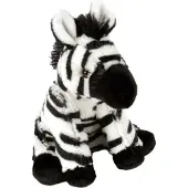 Wild republic knuffel zebra junior 20 cm pluche zwart/wit