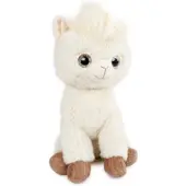 Take Me Home knuffel schaap glitter junior 29 cm pluche wit