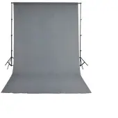 Bresser BR-D23 Support 240X300cm + Achtergronddoek 300x400cm grijs
