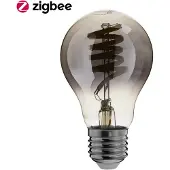 EcoDim Smart lamp E27 | Peer A60 | Smokey | 2000-4000K | Zigbee | 5W