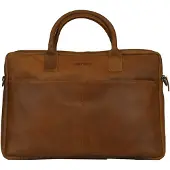 Dstrct Limited Laptoptas 17'' cognac
