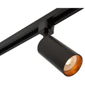 LumenXL Railspot 1-fase Juno - zwart met gouden binnenzijde
