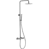 Guido Gusto Opbouw regendouche 25cm hoofddouche thermostatisch volledig Rvs