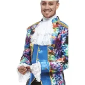 Smiffys Jabot en machetten set wit