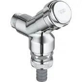 GROHE eggemann beluchterkraan met keerklep chr