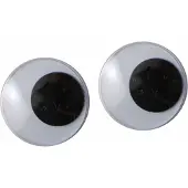 Vaessen creative Wiebeloogjes - 18mm - 1000st