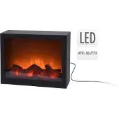 Huismerk Luxe Openhaard LED - 29 x 23 cm