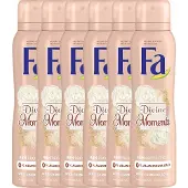 Fa Divine Moments Deodorant Spray 6x150ml - Voordeelverpakking