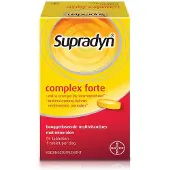 Supradyn Complex Forte Tabletten | 95 stuks | Bevat 22 Hooggedoseerde Multivitaminen en Mineralen | Ondersteunt Energie bij Vermoeidheid en Veeleisende Periodes