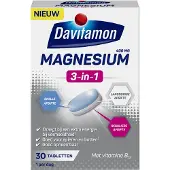 Davitamon Magnesium Triple Layer - Voedingssupplement – 30 magnesium tabletten