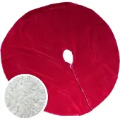 Unique living treeskirt coby 110cm Ø red kerstboomkleed