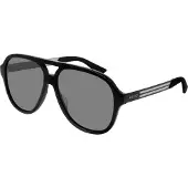 Gucci Aviator Mannen Black Gray GG0688S