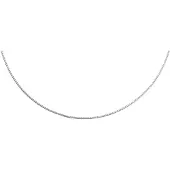 Lucardi Zilveren ketting met venetiaanse schakel 60 cm