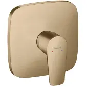 Hansgrohe talis e eengreeps douchemengkraan afbouwdeel, brushed bronze