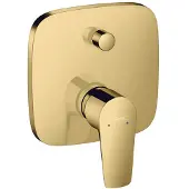 Hansgrohe Talis E ééngreeps badmengkraan afbouwdeel met zekerheidscombinatie, Polished Gold Optic